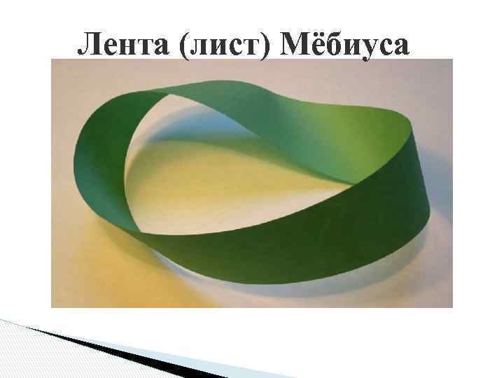 Лента (лист) Мёбиуса 