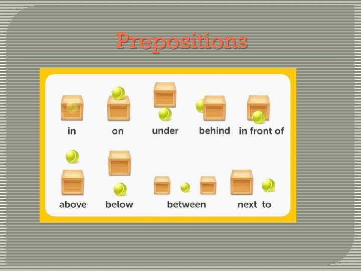 Prepositions 