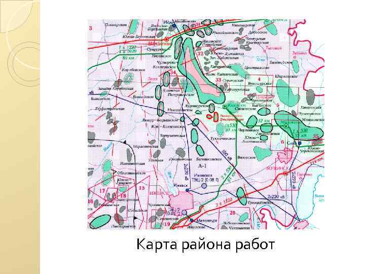 Карта месторождений удмуртии нефтяных