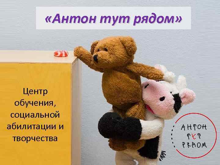  «Антон тут рядом» Центр обучения, социальной абилитации и творчества 