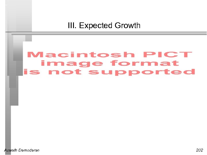 III. Expected Growth Aswath Damodaran 202 