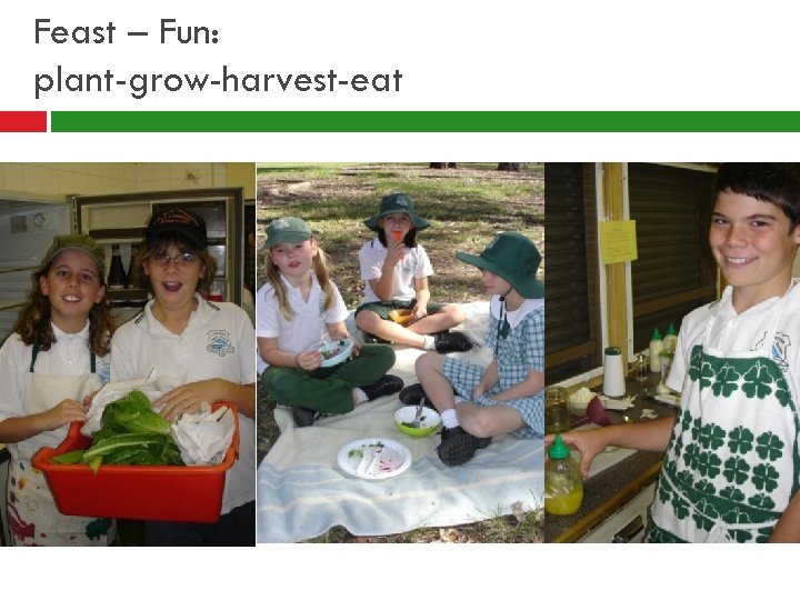 Feast – Fun: plant-grow-harvest-eat 