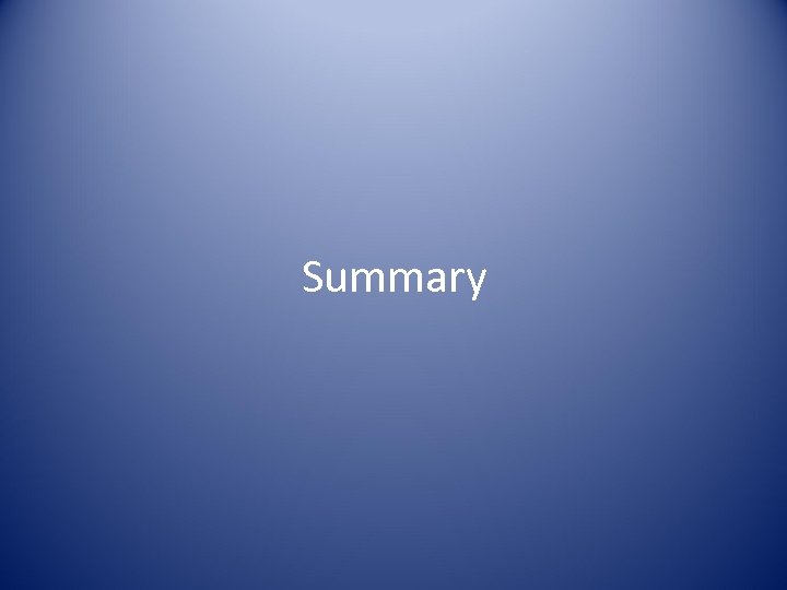 Summary 
