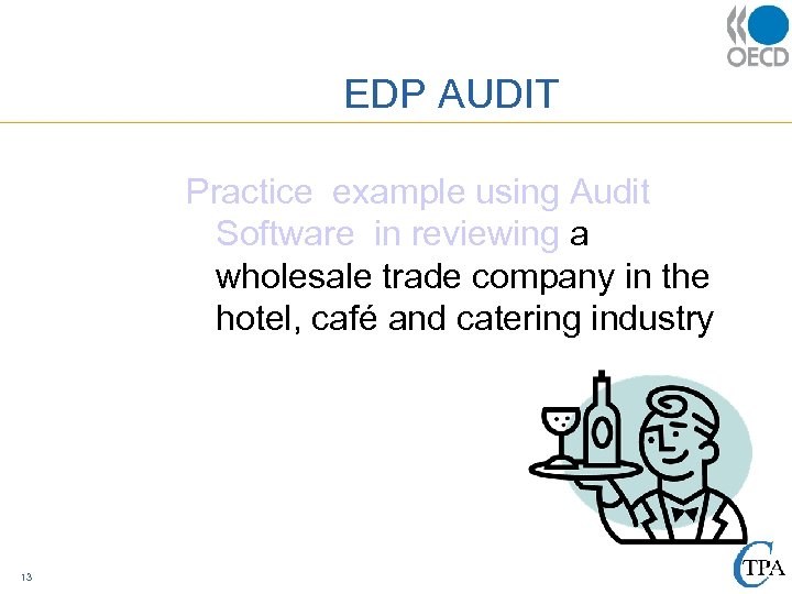 EDP AUDIT Practice example using Audit Software in reviewing a wholesale trade company in