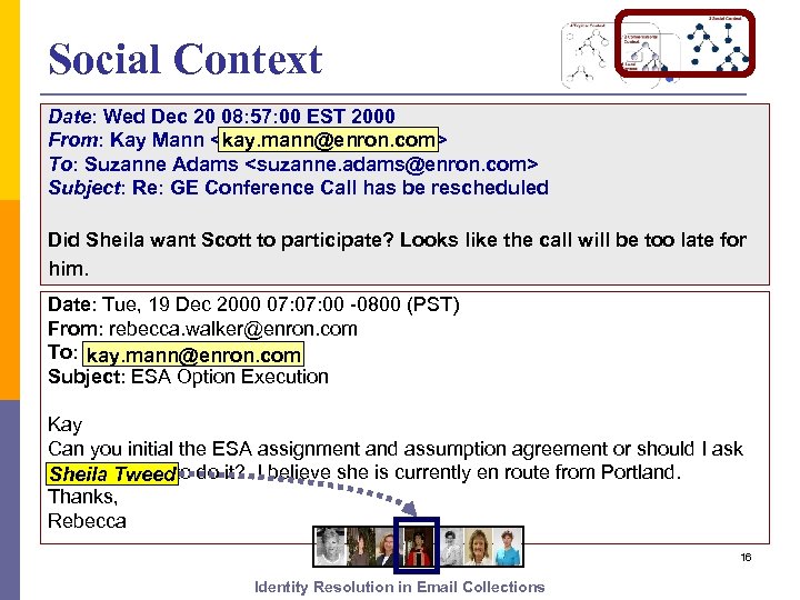 Social Context Date: Wed Dec 20 08: 57: 00 EST 2000 From: Kay Mann