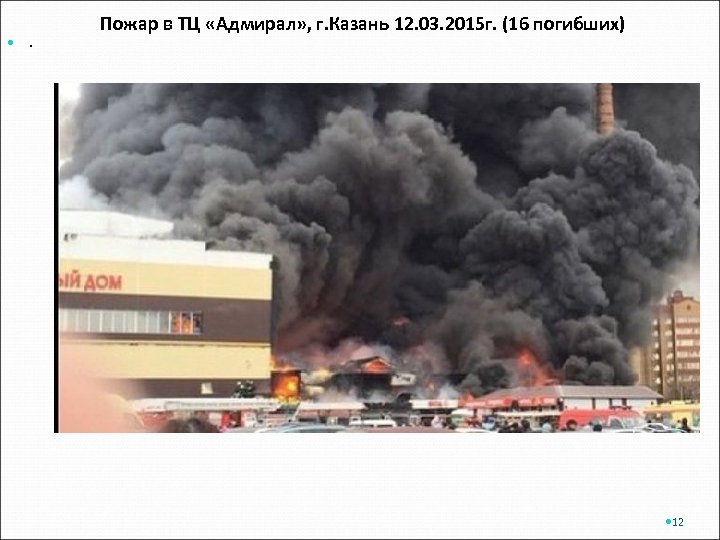  . Пожар в ТЦ «Адмирал» , г. Казань 12. 03. 2015 г. (16