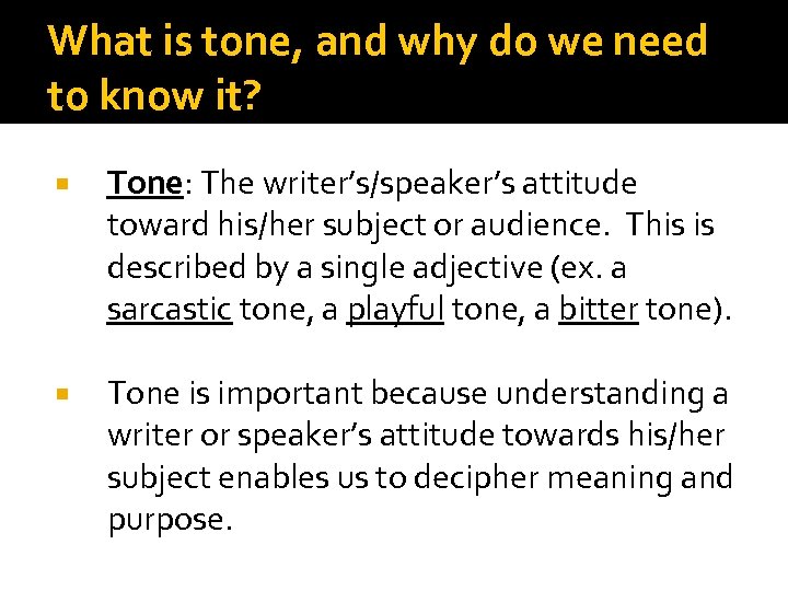 Using DIDLS to Determine Tone Unit 1 This