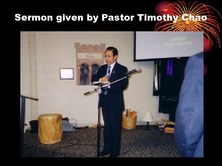 Sermon given by Pastor Timothy Chao 