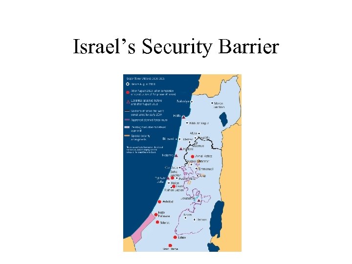 Israel’s Security Barrier 