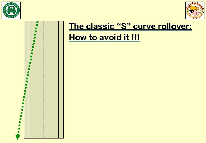 The classic “S” curve rollover: How to avoid it !!! 