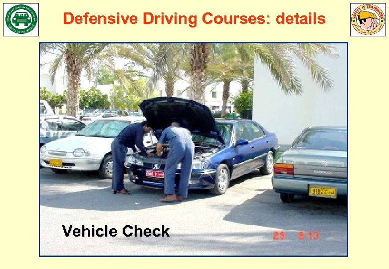 Defensive Driving Courses: details Vehicle Check 