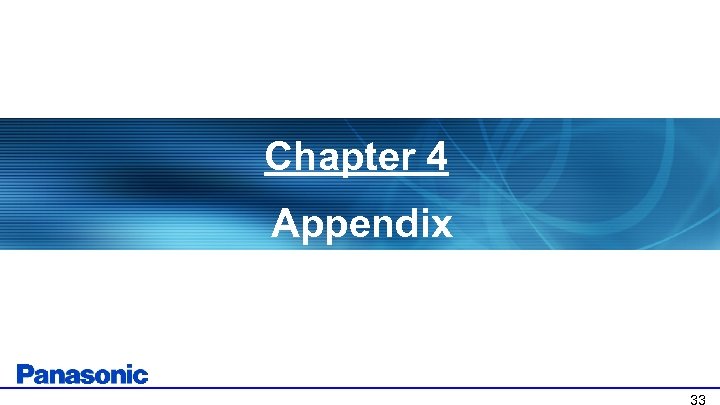 Chapter 4 Appendix 