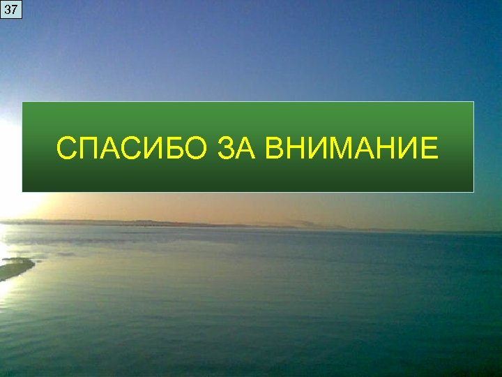37 СПАСИБО ЗА ВНИМАНИЕ 