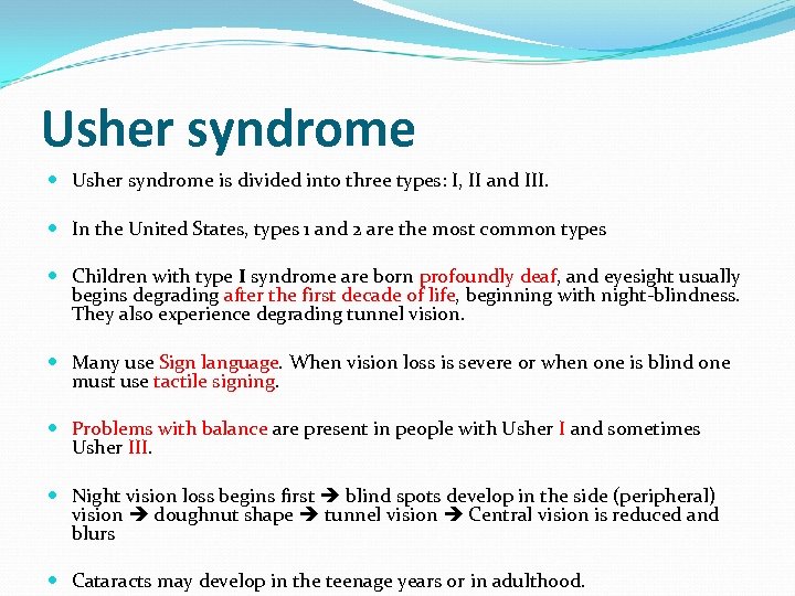type 2 usher syndrome