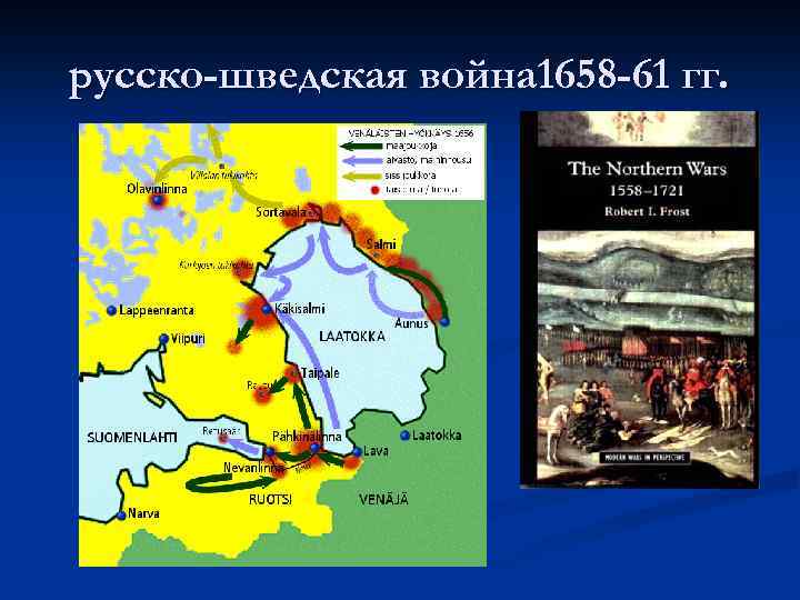 русско-шведская война 1658 -61 гг. 