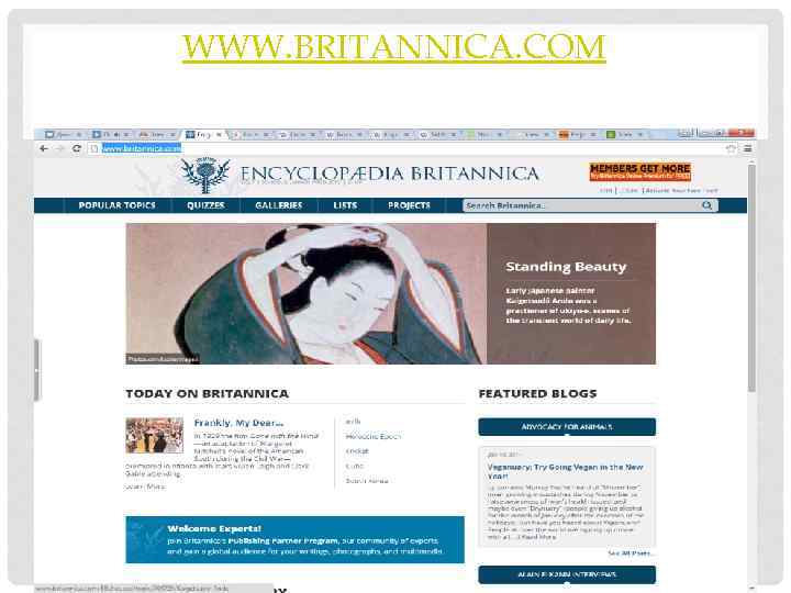 WWW. BRITANNICA. COM 