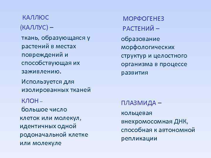КАЛЛЮС (КАЛЛУС) – ткань, образующаяся у растений в местах повреждений и способствующая их заживлению.