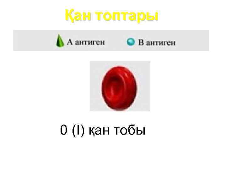 Қан топтары 0 (I) қан тобы 