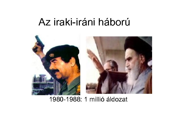 Az iraki iráni háború 1980 1988: 1 millió áldozat 