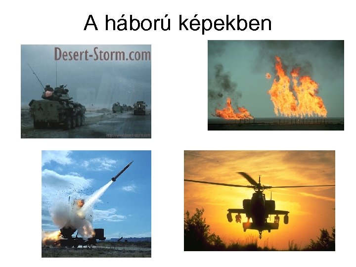 A háború képekben 