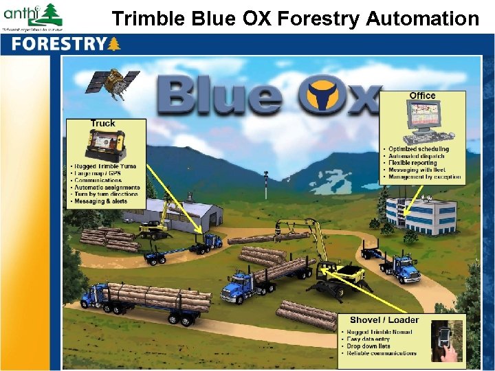 Trimble Blue OX Forestry Automation 
