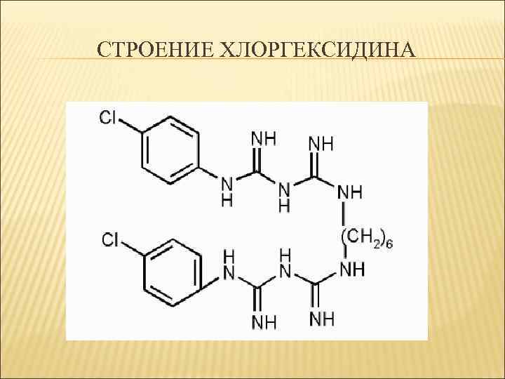 СТРОЕНИЕ ХЛОРГЕКСИДИНА 