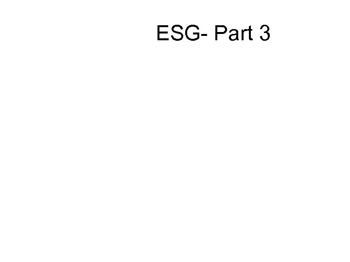 ESG- Part 3 
