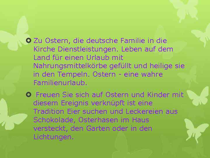  Zu Ostern, die deutsche Familie in die Kirche Dienstleistungen. Leben auf dem Land