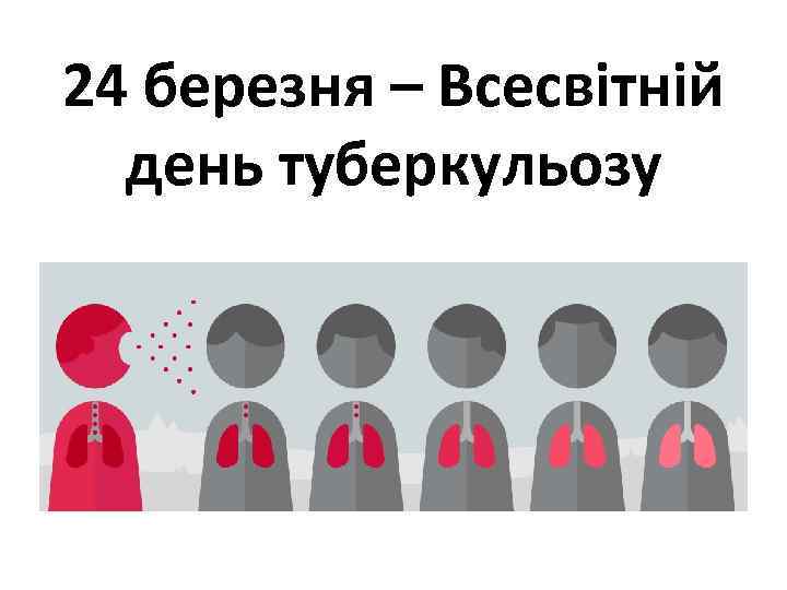 24 березня – Всесвітній день туберкульозу 