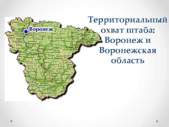 Территориальный охват штаба: Воронеж и Воронежская область 