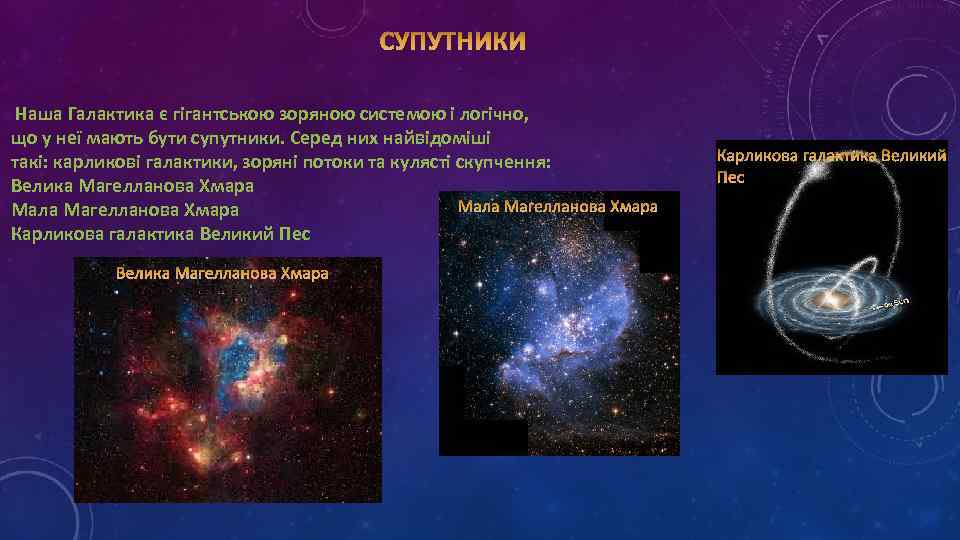  Наша Галактика є гігантською зоряною системою і логічно, що у неї мають бути