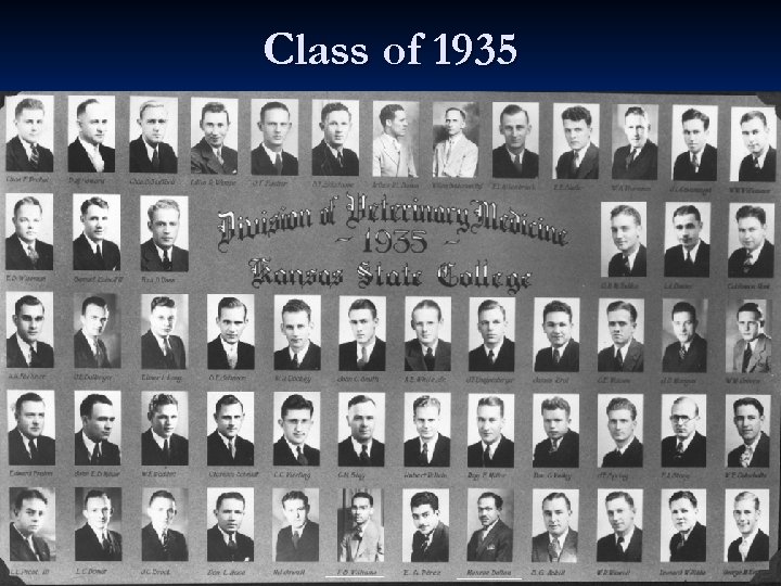 Class of 1935 ______ 