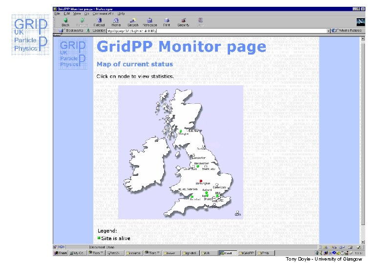Tony Doyle - University of Glasgow 