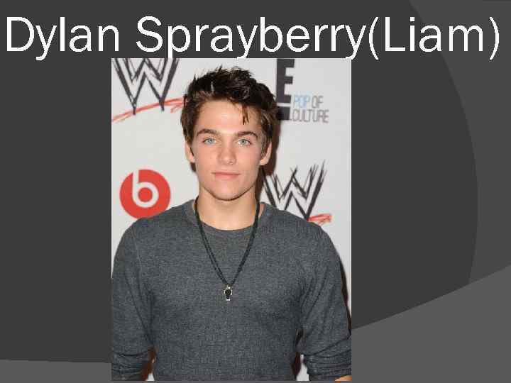 Dylan Sprayberry(Liam) 