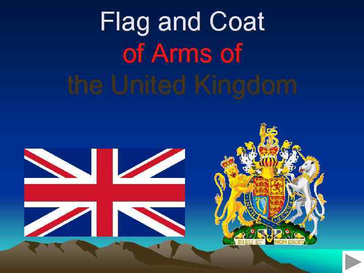 Flag and Coat of Arms of the United Kingdom 