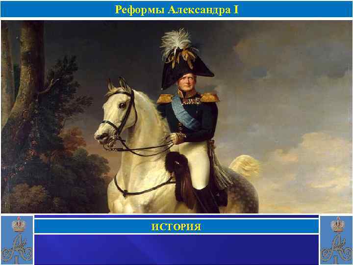 Реформы Александра I ИСТОРИЯ 