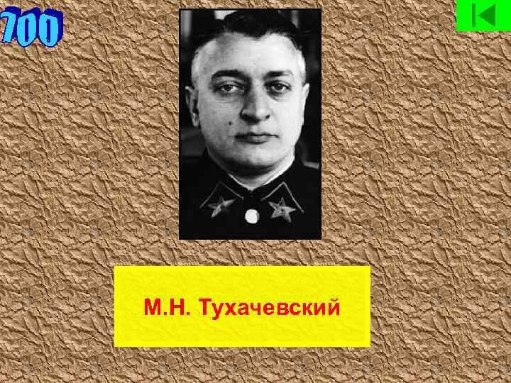 М. Н. Тухачевский 