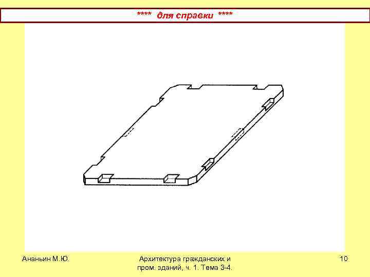 **** для справки **** Ананьин М. Ю. Архитектура гражданских и пром. зданий, ч. 1.