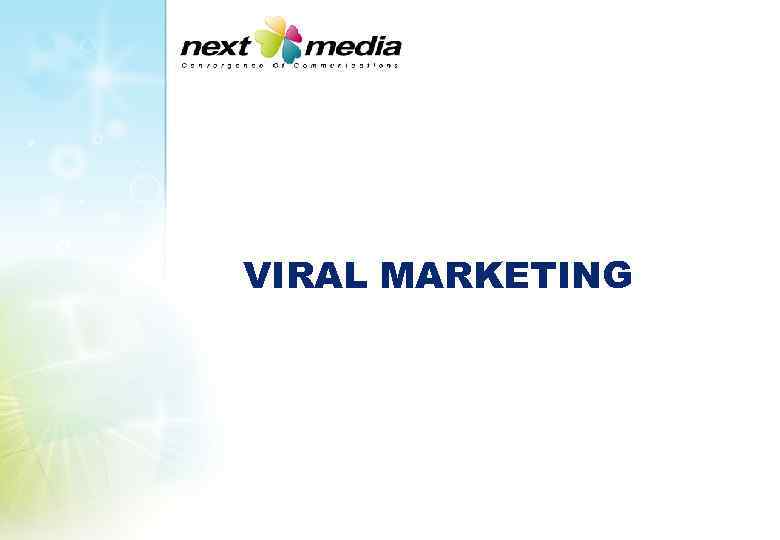VIRAL MARKETING 