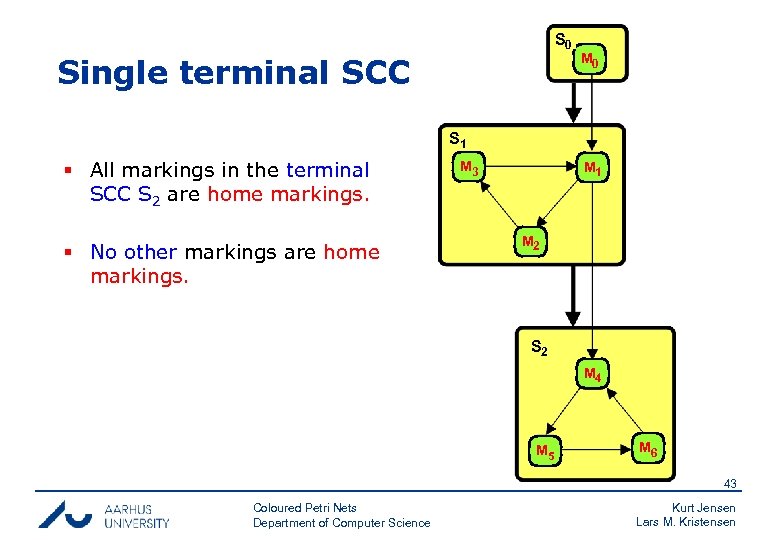 S 0 Single terminal SCC M 0 S 1 § All markings in the