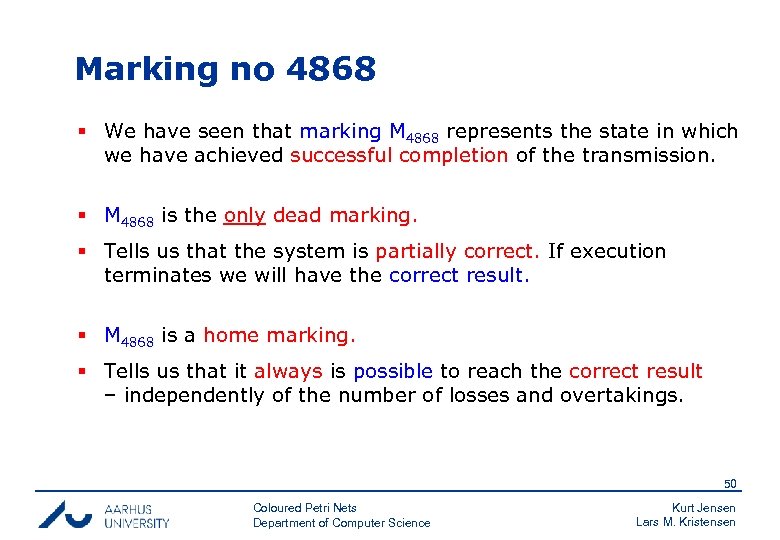 Marking no 4868 § We have seen that marking M 4868 represents the state