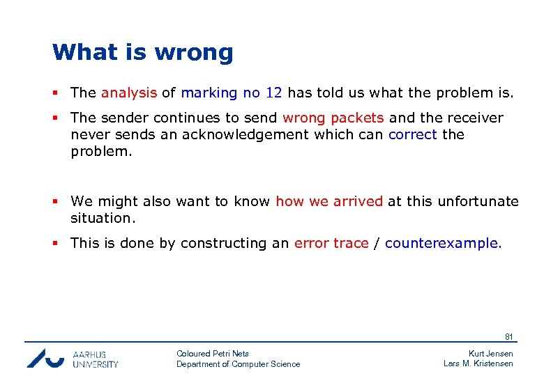 What is wrong § The analysis of marking no 12 has told us what