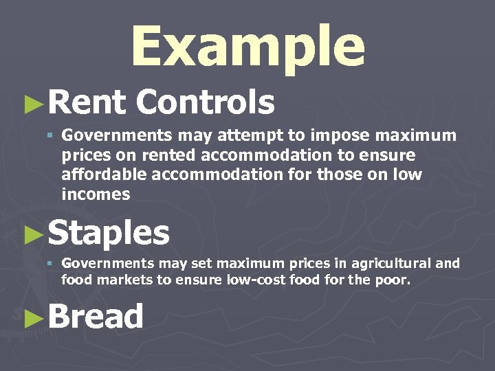 IB Economics Indirect Taxes Subsidies And Price Controls