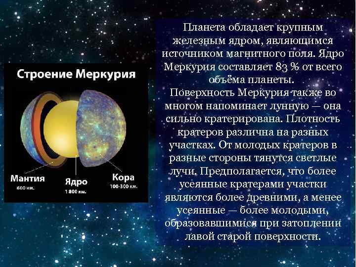 Презентация планеты земной группы астрономия 10 класс