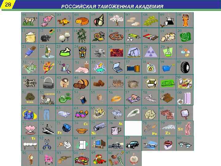 28 РОССИЙСКАЯ ТАМОЖЕННАЯ АКАДЕМИЯ 