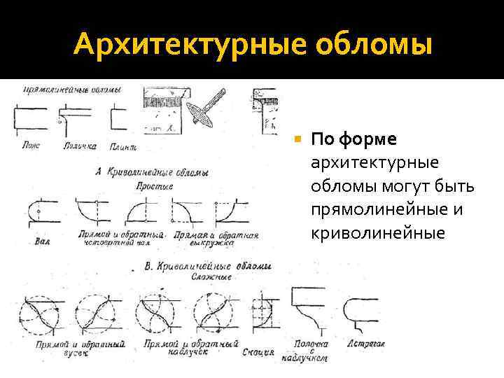 Архитектурные обломы