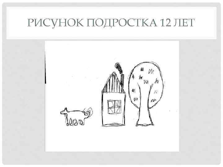 РИСУНОК ПОДРОСТКА 12 ЛЕТ 