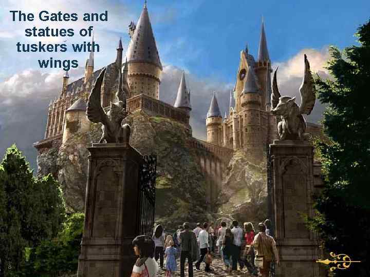 The Gates and statues of tuskers with wings 8 