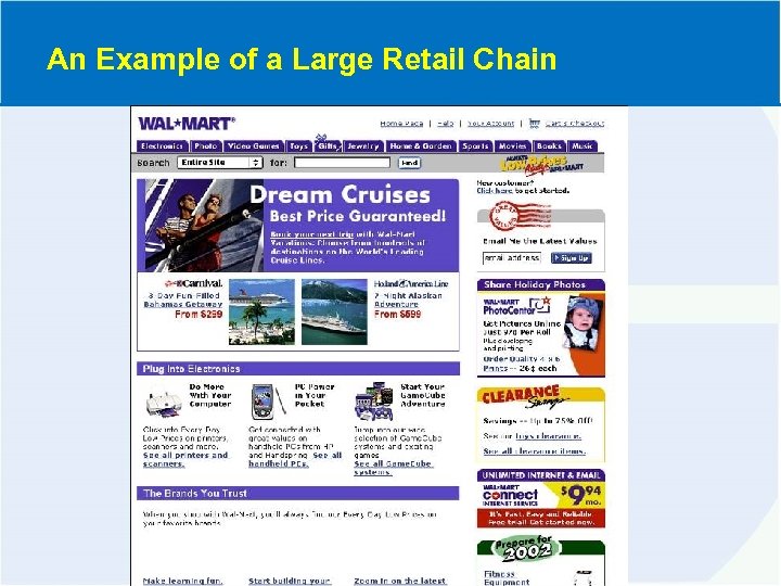 An Example of a Large Retail Chain 