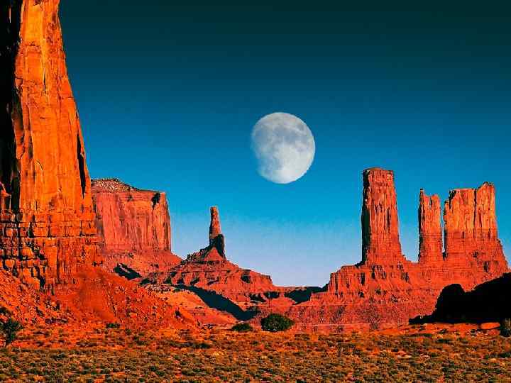 Долина монументов (Monument Valley). 